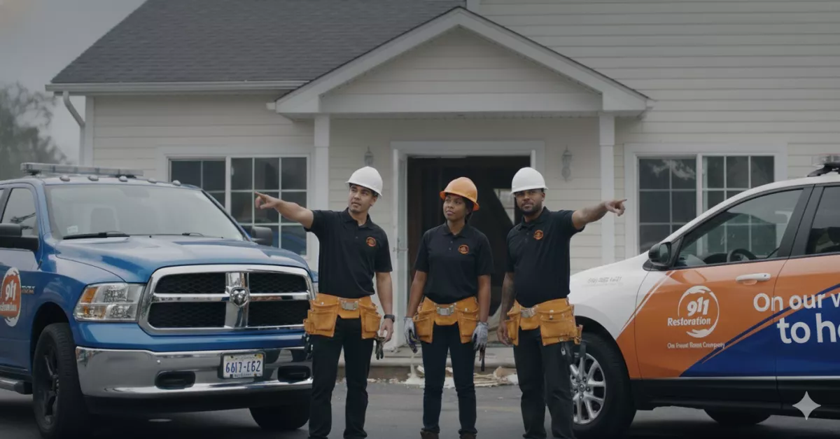 911 Restoration storm damage specialist