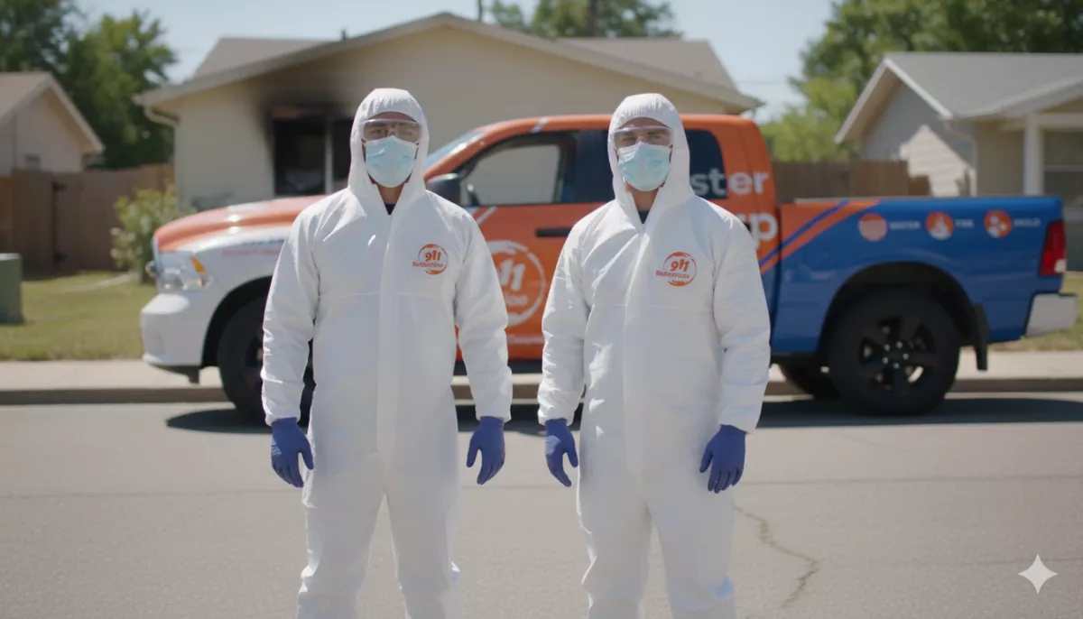 Supportive crime scene cleanup team