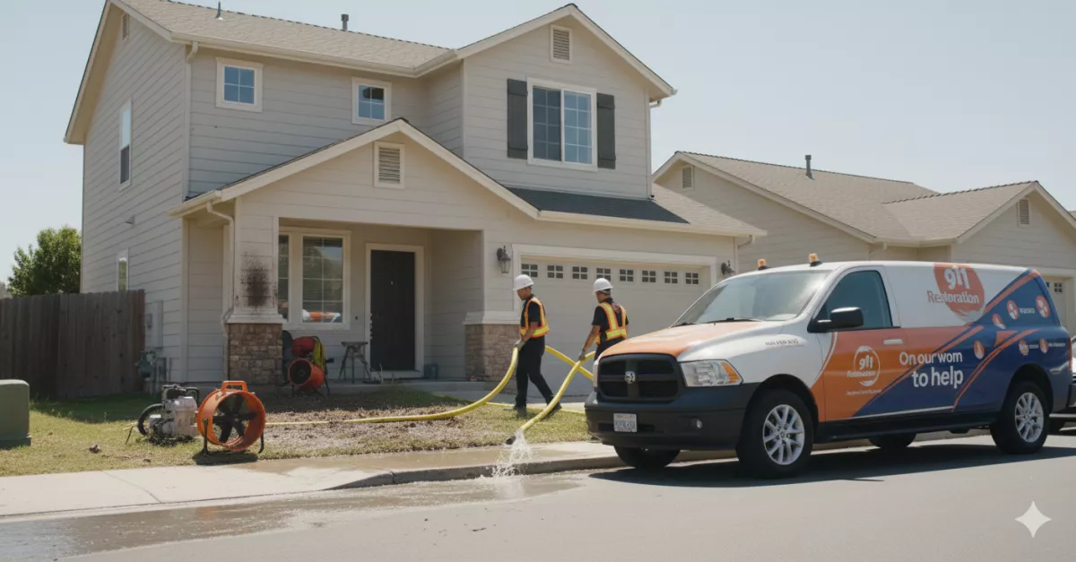 Water damage restoration